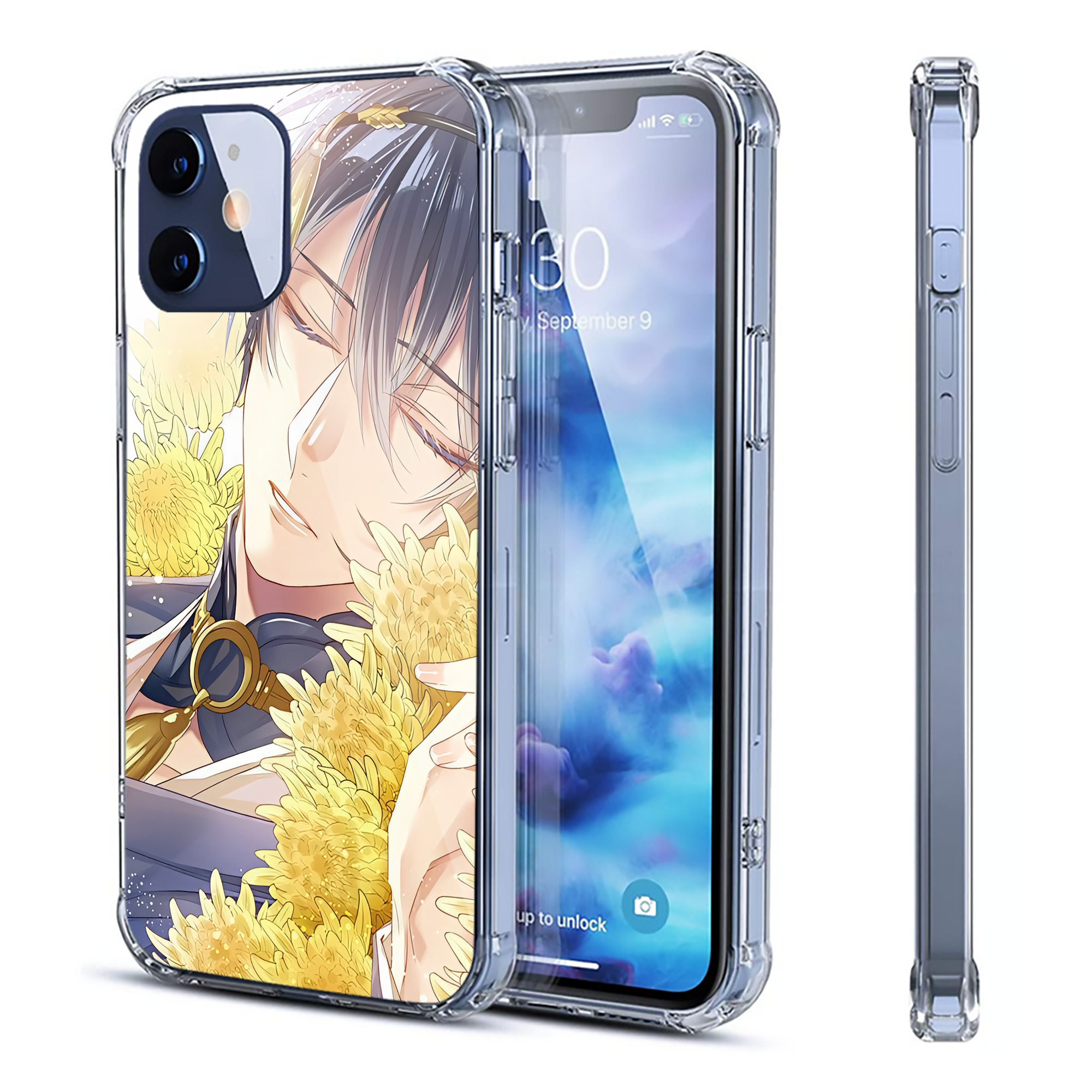 （画像用） 刀剣乱舞 Touken Ranbu 【iPhone 12シリーズ対応】透明スマホケース（クリアソフトケース）